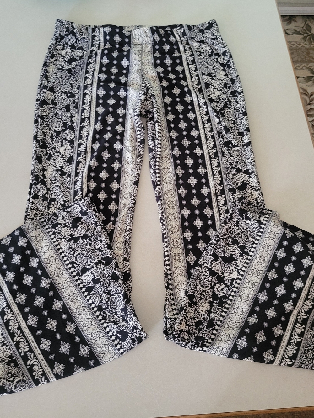 Boho Printed Flare Pants
